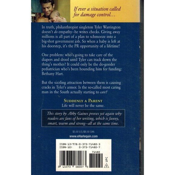 THE DIAPER DIARIES Harlequin Super Romance by Gaines, Abby 2008 Paperback - Picture 2 of 2